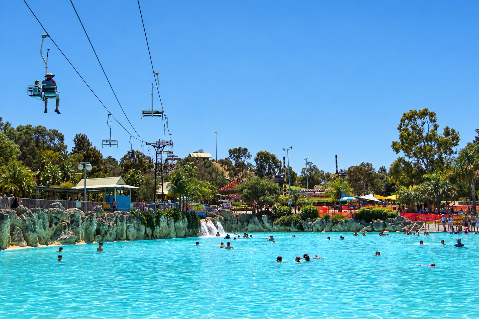 Families enjoying Adventure World