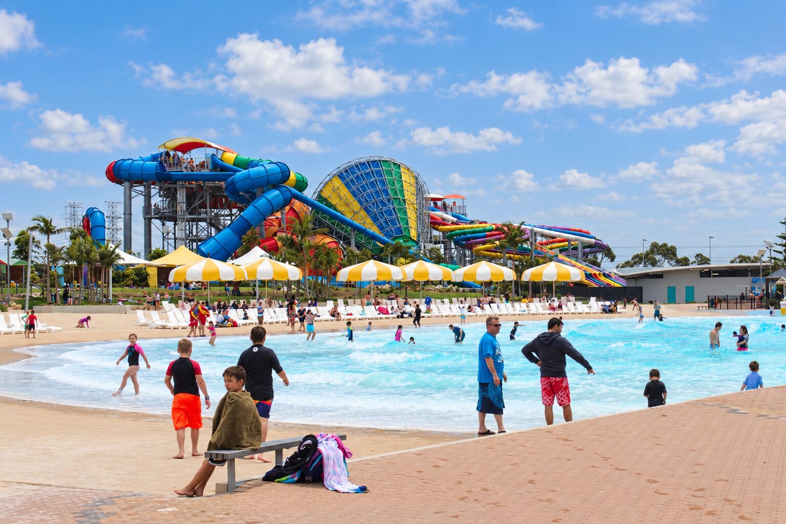 A headline attraction at Raging Waters Sydney