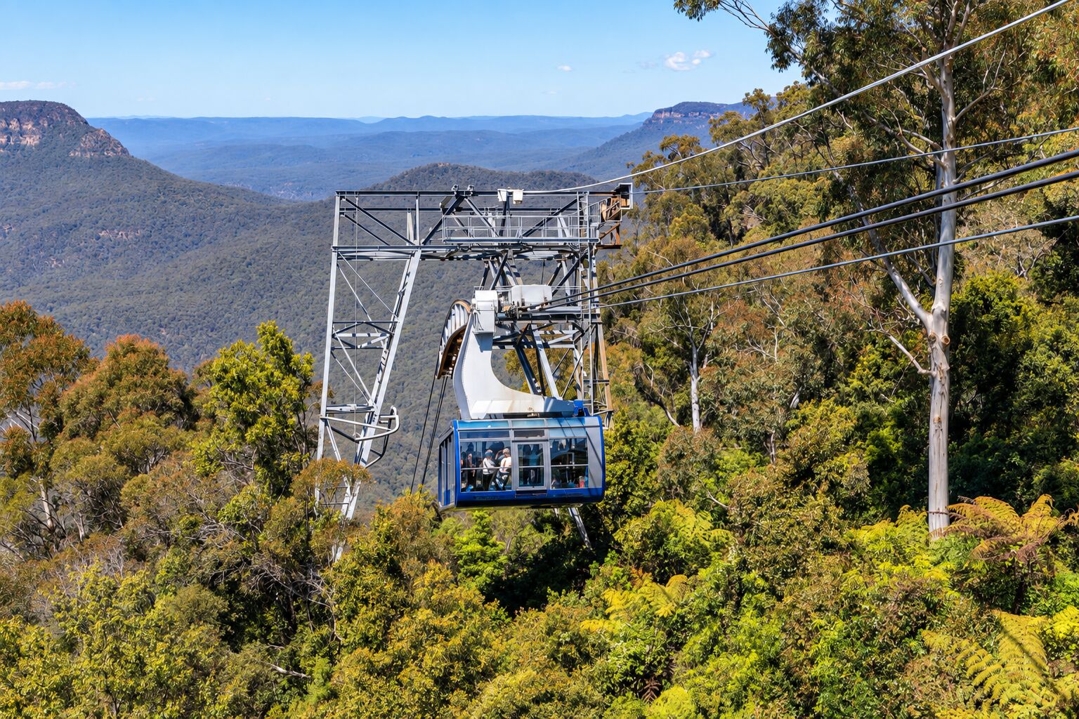 Scenic World — The steepest passenger railway in the world.